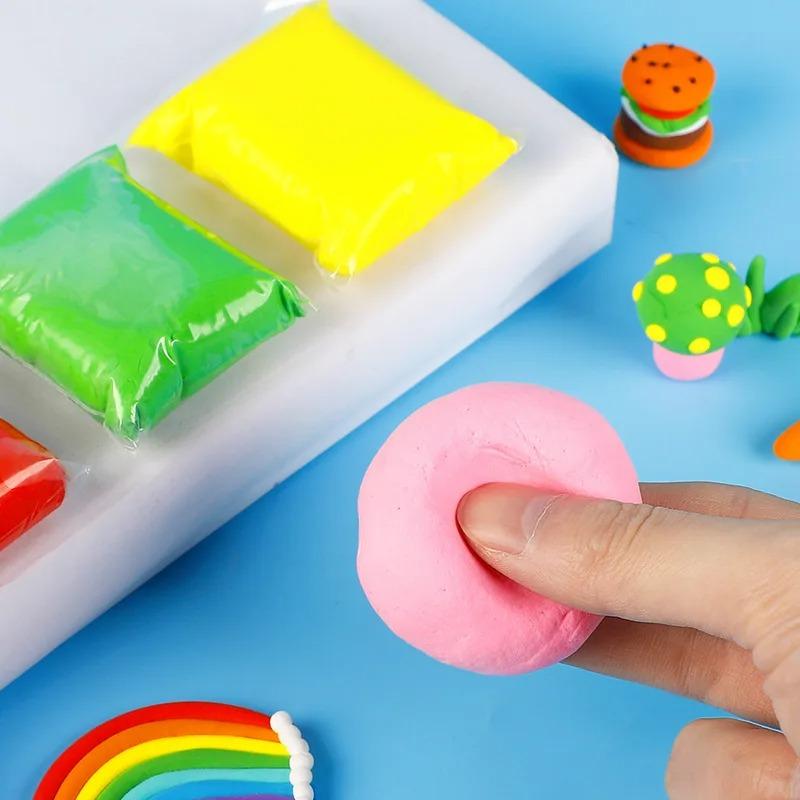 36 Colors Air Dry Clay Magic Modeling Clay with Tools DIY Play Dough Sets Toys for Kids Birthday Gift
