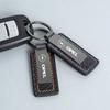 Nyckelringshänge i kolfiberläder, bilnyckelringshänge För Opel Astra j g Insignia Corsa d Vectra c Zafira a Bilprylar