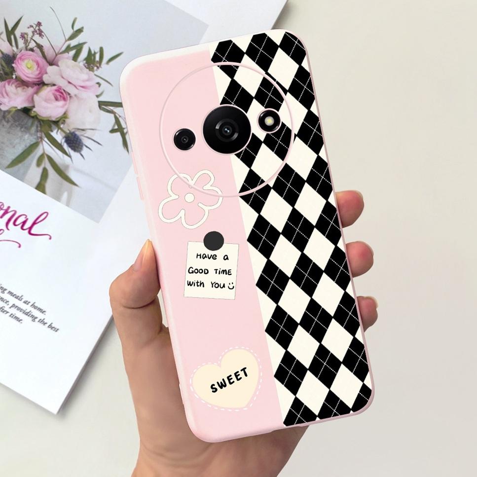Fashion Design For Xiaomi Redmi A3 4G Case  Butterfly Cute Cat Soft Silicone Back Cover For Redmi A3 A 3 6.71" Bumper Phone Case