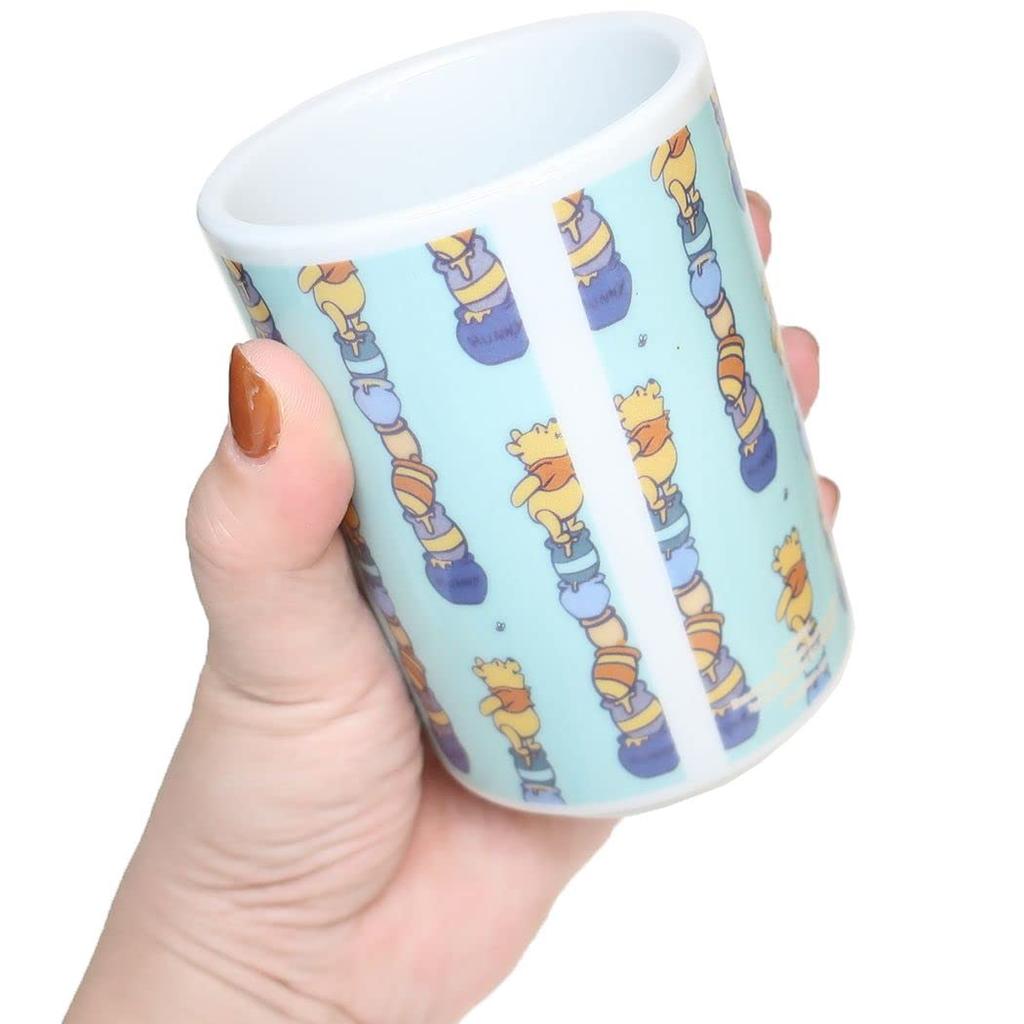 Sun Art Disney the Made in SAN3995 "Winnie Pooh" Teacup, Approx. 240ml, Blue, Japan,