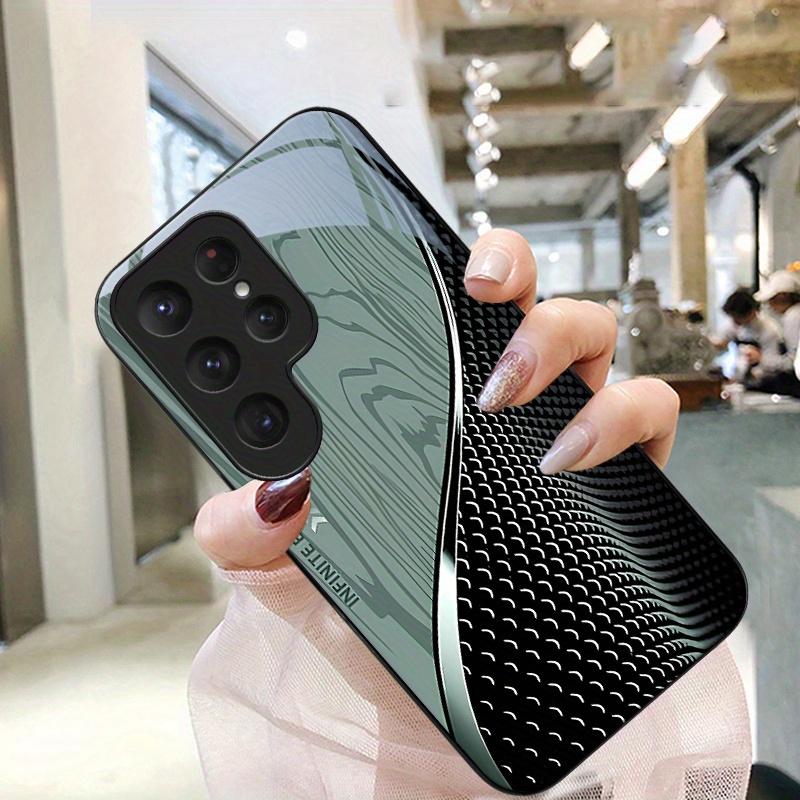 SimplicityTrend Exquis luxe Haut de gamme Coque de téléphone Coque de téléphone en verre pour Samsung Galaxy S26 S25 S24 S23 S22 S21 FE, Ultra, Plus
