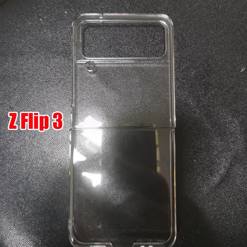Ultra Thin Slim Clear Transparent Crystal Hard PC Phone Case Cover For Samsung  Galaxy Z Flip 5 / 4 / 3 5G A52 A53 A24 A34 A54 5G S20 S21 FE S22 S23