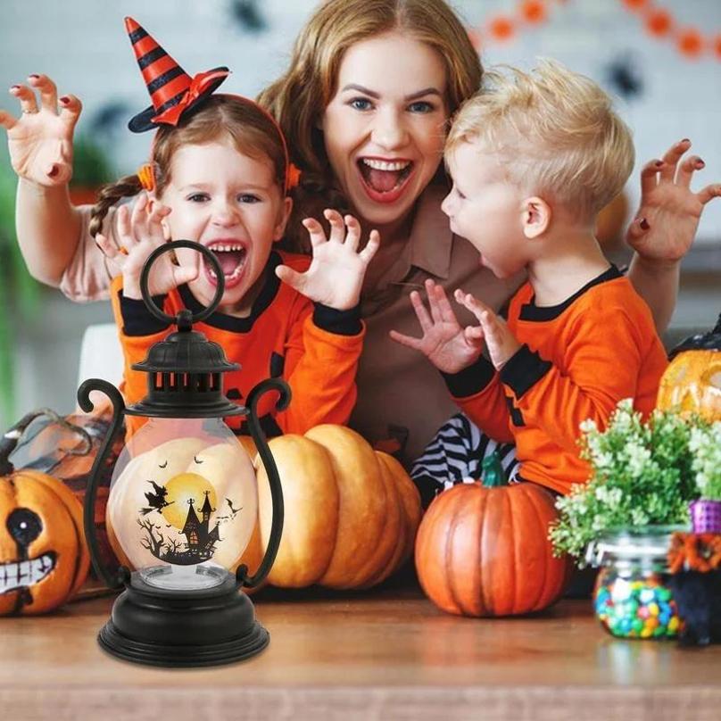 1 Stück Retro-Lampe Weihnachten Halloween Laterne Heimdekoration Festliche Party Anhänger Zubehör Halloween Für Zuhause