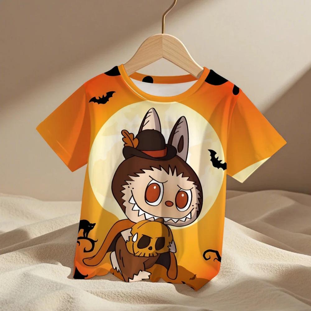 Funny Cartoon Cool Cute 3D Kids Boys Clothes Short Sleeve Casual Streetwear Girl Fashion