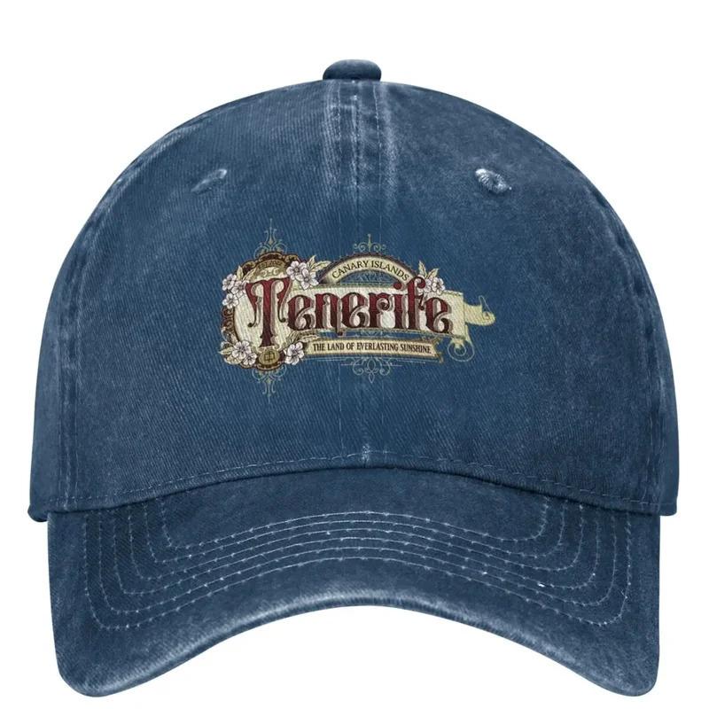Tenerife Retro Style Casual Baseball Cap for Spring Holidays Sun Visor Snapback Hat for Unisex YK Baseball Caps