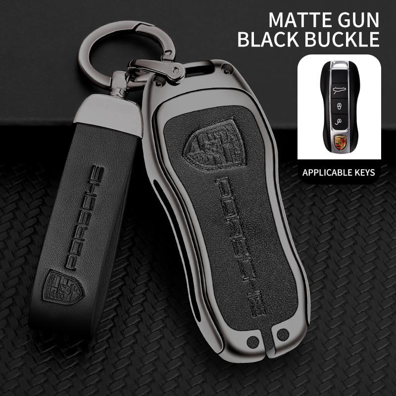 Zinc Alloy Car Remote Key Cover Case Shell Protector Bag For Porsche Panamera Carman Macann Bobst Cayenne 911 981 991 970 996 CVI1