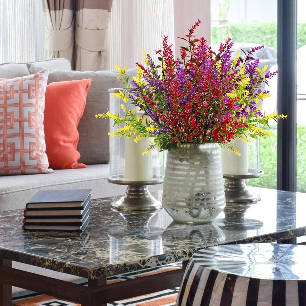 Simulation Of Horsetail Lavender Bouquet Wedding Flower Simulation Grass Living Room Home Office Desktop Flower Arrangement