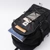Logo Spark Expandable Bungee Cord Backpack, Black, Large