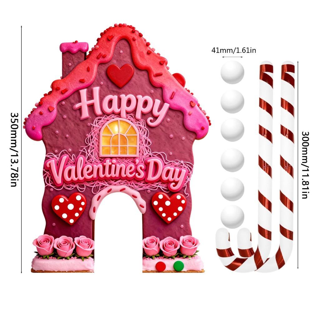 Candy Cane Sticks Gingerbread Golf Set Equipped With Club Portable Design Golf Game Set Festive Atmosphere Decor