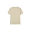 FILA Logo Letter Round Neck Short Sleeve T-Shirt Men tops Beige F11M132101F-LK