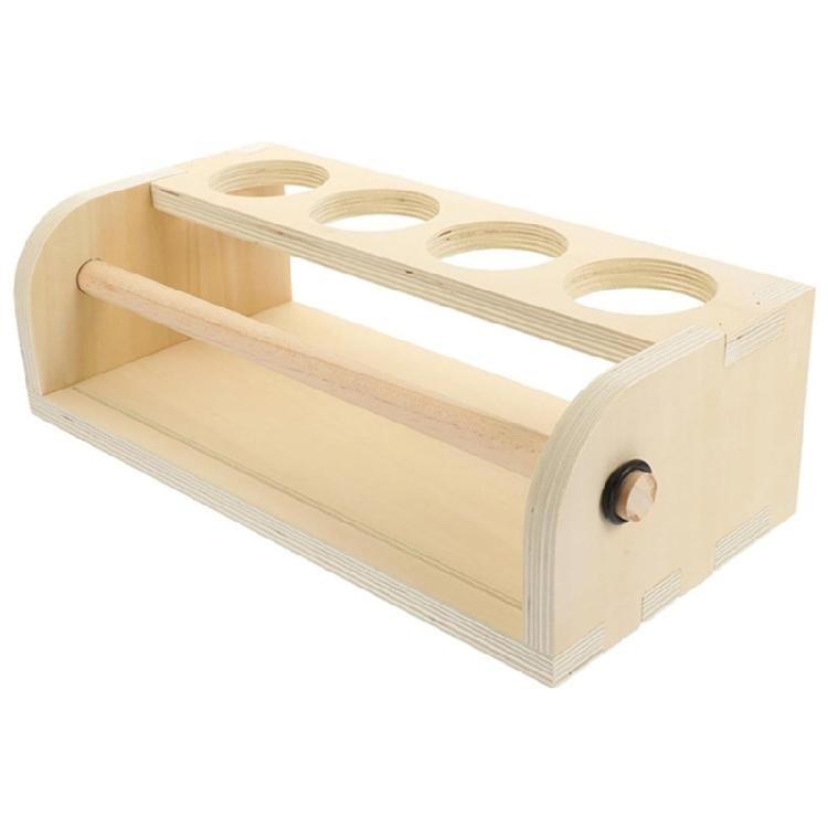 

Tabletop Art Paper Roll Dispenser Wood Art Paper Roll Organiser Kid Craft Easel Paper Roll Holder for Drawing Writing 1