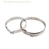 2 Pcs Universal Stainless Steel Shaft Cv Joint Boat Crimp Clamp Kit Driveshaft Cv Boat Clamp 25- 50Mm 50- 120Mm Adjustable