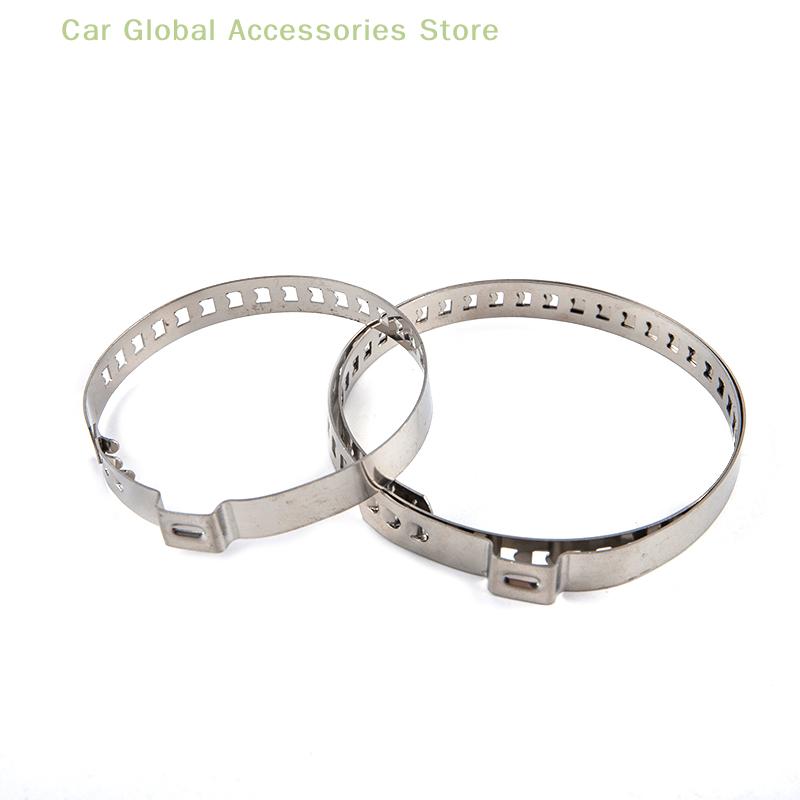 2 Pcs Universal Stainless Steel Shaft Cv Joint Boat Crimp Clamp Kit Driveshaft Cv Boat Clamp 25- 50Mm 50- 120Mm Adjustable