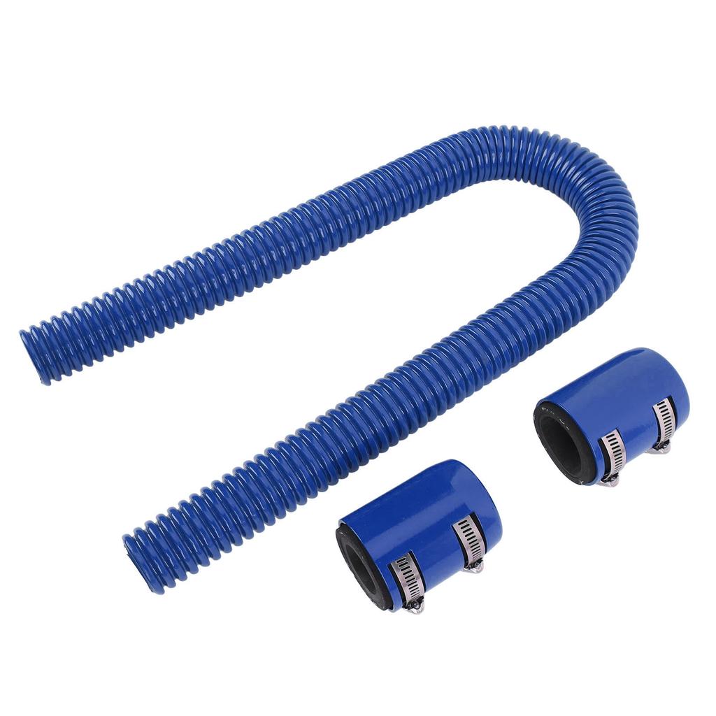 36 Inch Flexible Stainless Steel Radiator Hose Kit With Billet Clamps Universal Flex Radiator Coolant Water Hose