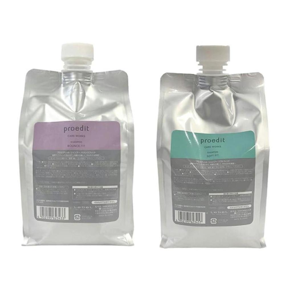 LEBEL PROEDIT CARE WORKS Shampoo (Soft Fit / Bounce Fit) Refill 1000ml