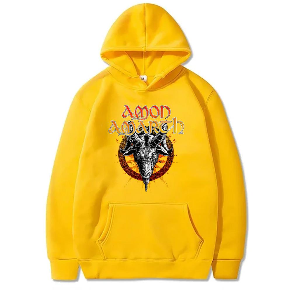 Amon Amarth Heidrun Over Latin America 2024 Hoodie New Oversized Clothing Female Male Sweatshirts Outdoor Casual Pullovers