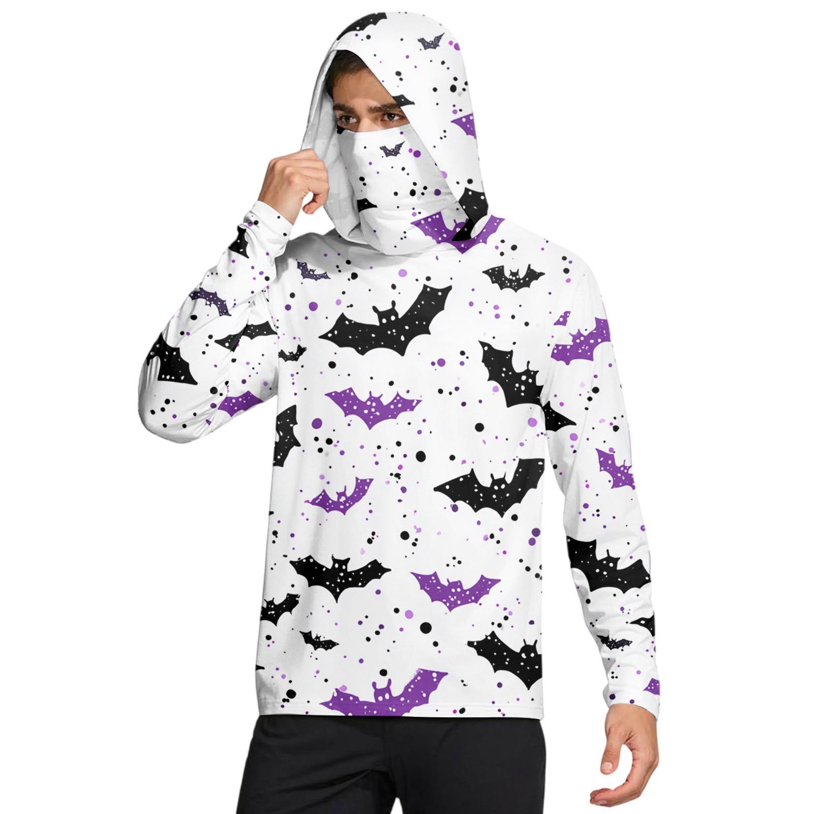 

Мужская рубашка с защитой от солнца UPF50+, быстросохнущая рубашка с длинным рукавом, рубашка для бега, тренировок, рыбалки XL белый