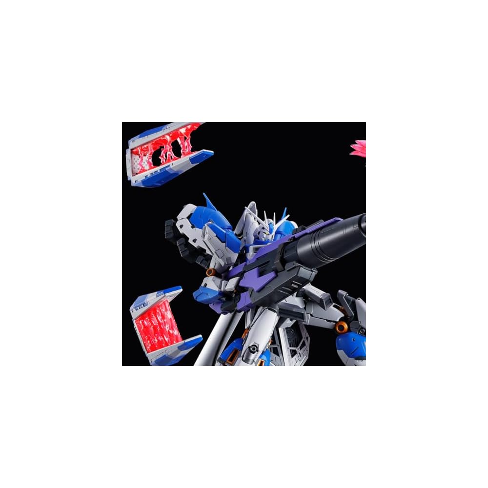 RG 1/144 Hi-Nu Gundam Hyper Mega Bazooka Launcher & Funnel Display Set Color-Coded Plastic Model