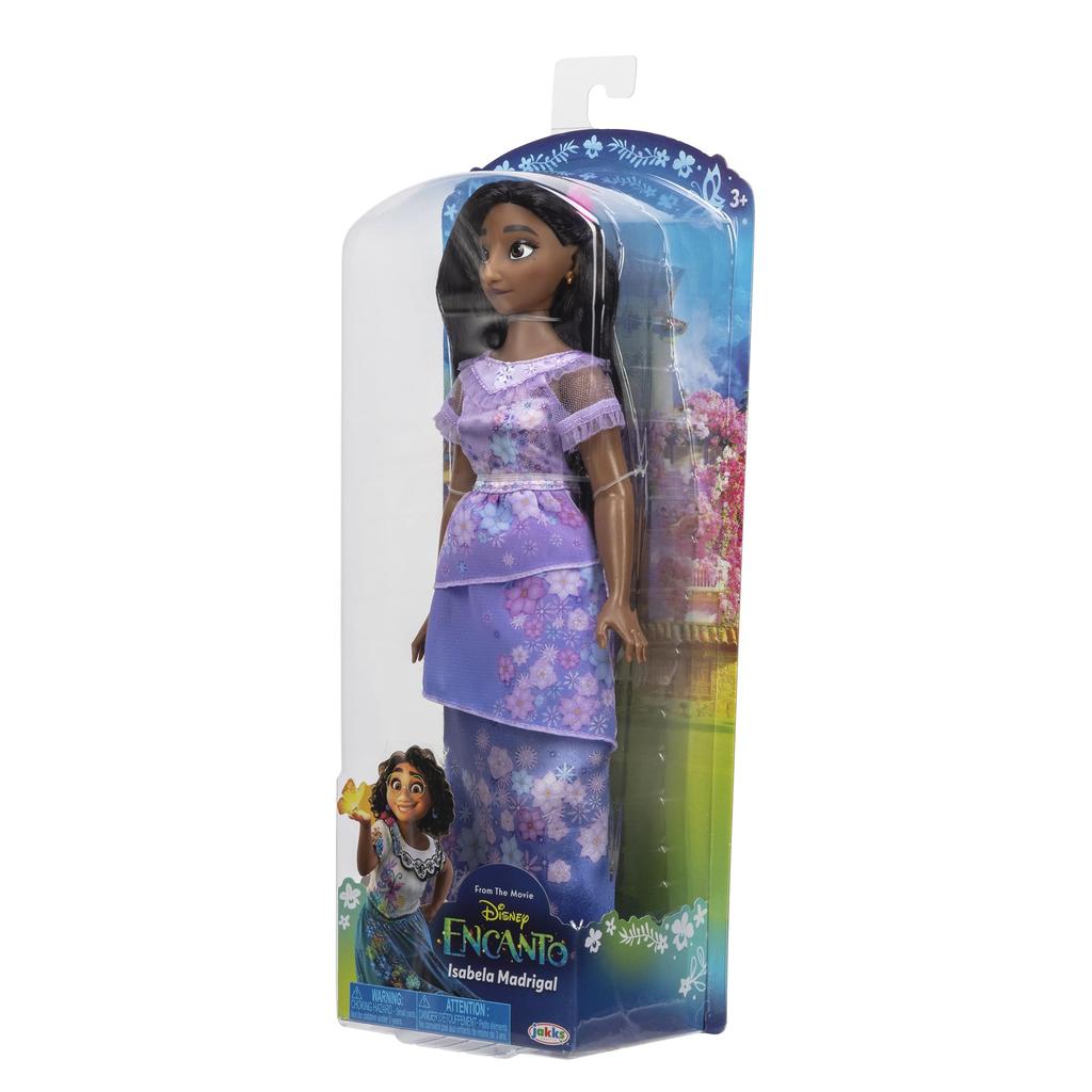 Disney Encanto Isabela Fashion Doll with Dress, Shoes & Hairpins (Isabella Flower) Isabella - Flower