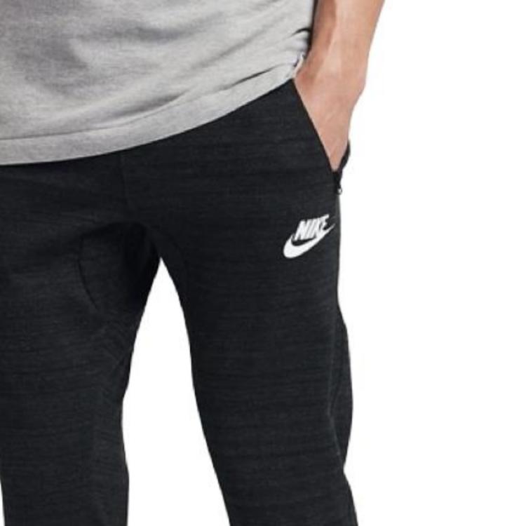 Nike Knit Casual Pants With Letter Logo Men Bottoms Black 837013-010