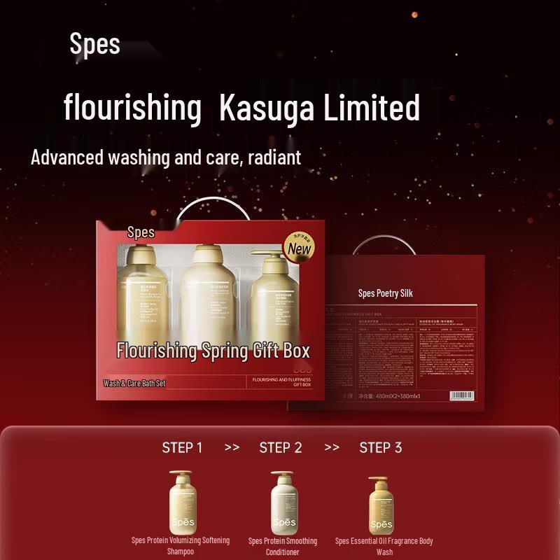 Spes Flourishing Growth Spring Collection Hair & Body Care Set