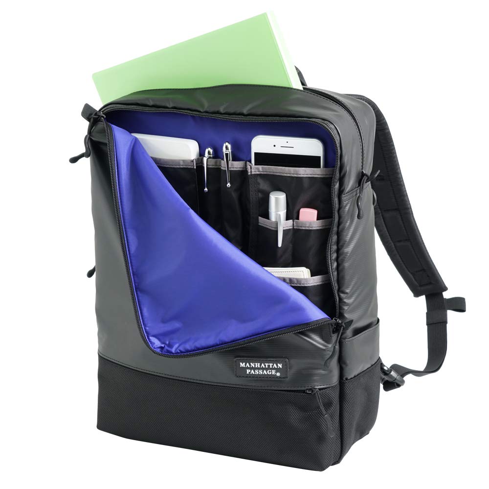 Manhattan Passage 3316BK Well-Organized City Backpack, Plus 2.1 (Black)
