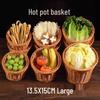 Rectangular Handwoven Rattan Storage Basket