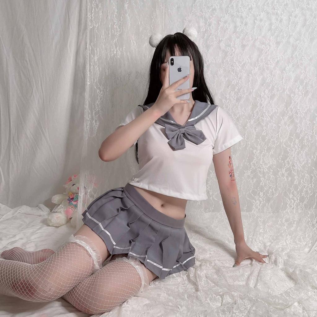 Hot New Japanese Korean Version of School Student Uniform Cosplay Costume Student Girl Pleated Skirt Sex Play Costume