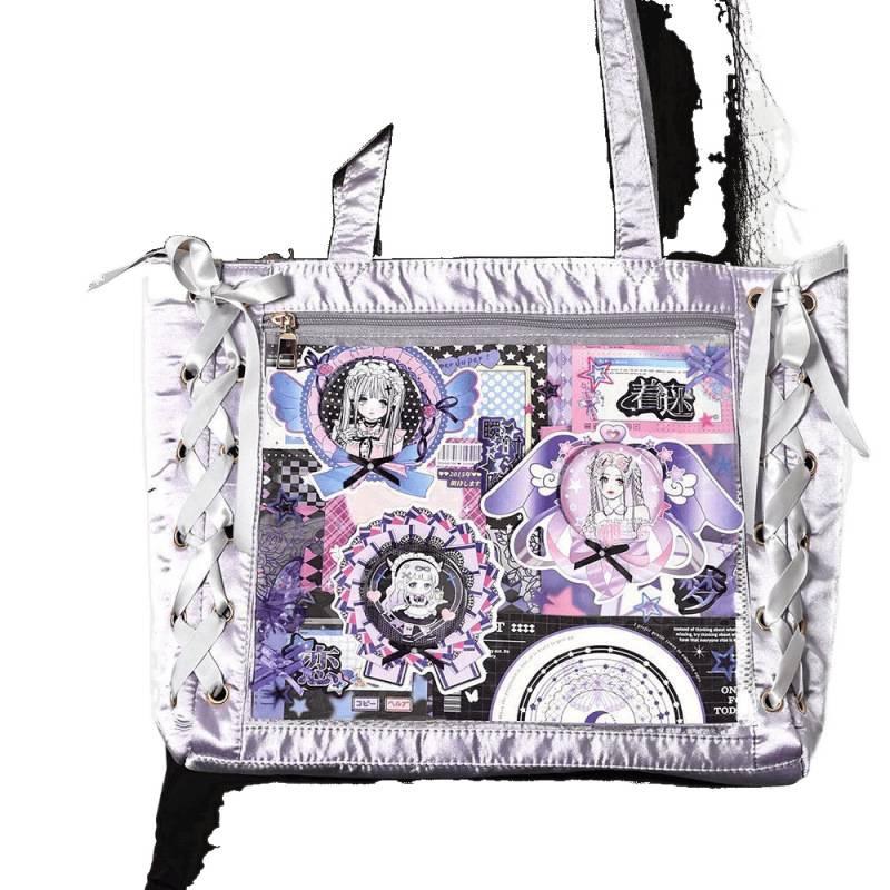 Ita Bag Rückmaterial: Dicke transparente Platte mit Band-Abzeichenbasis