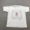Vintage Religious Shirt Mens Large White USA Christian Bible Verse 90s
