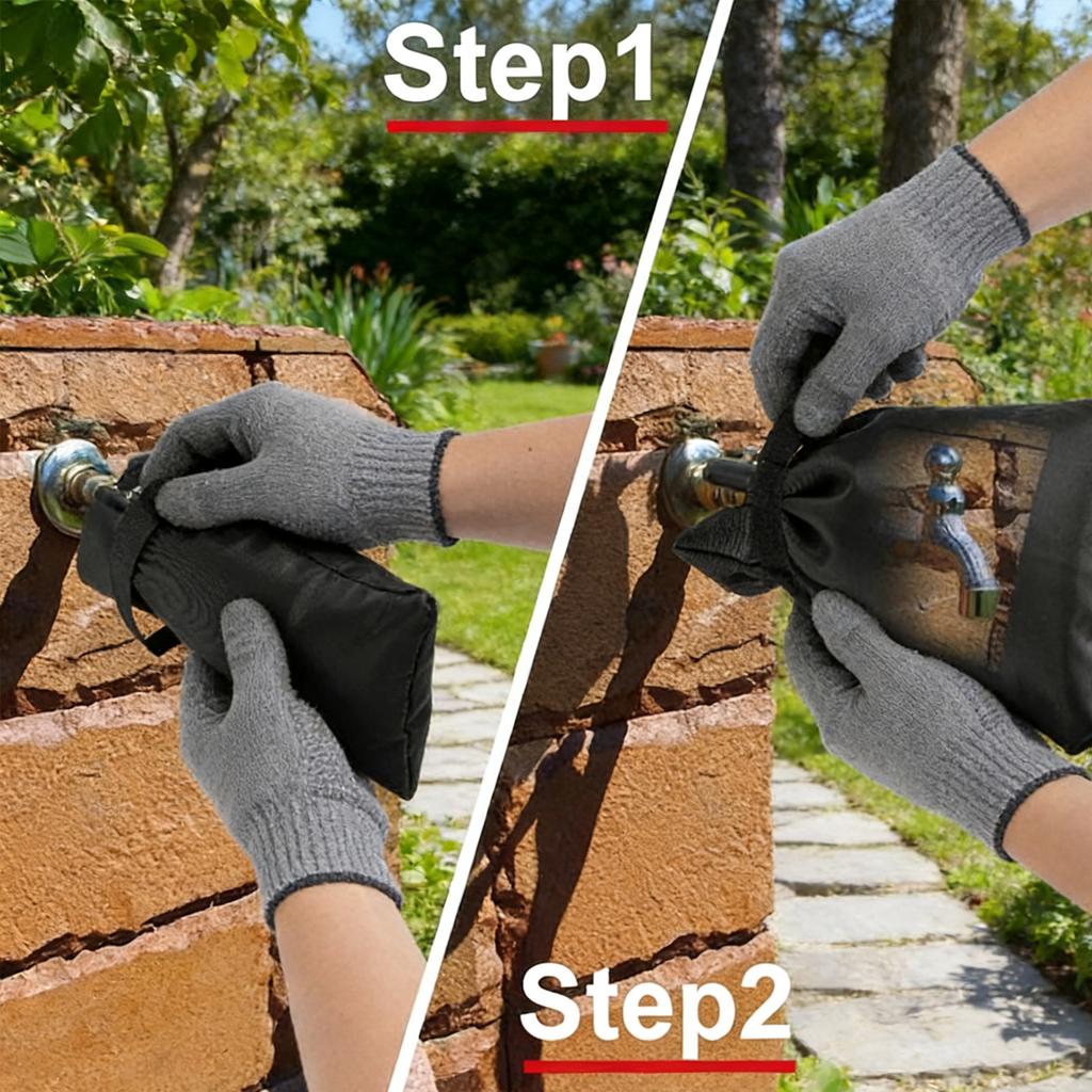 Outdoor Faucet Cover Winter Freeze Protection Water Tap Protector Decor Garden Accessories Supplies Special Yard the Home