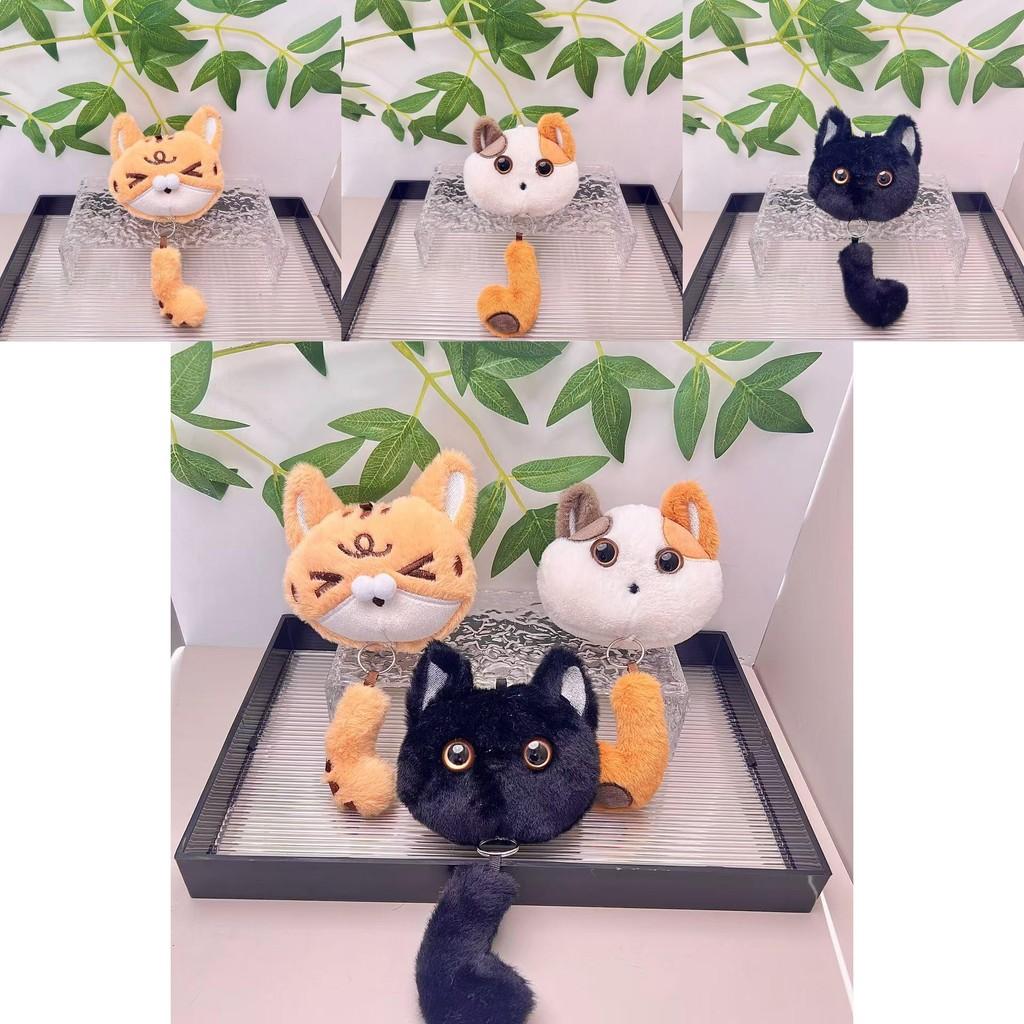 Delightful Mini Cat Plush Keychain Charming Animal Doll With Soft Short Fur Ideal Gifts For