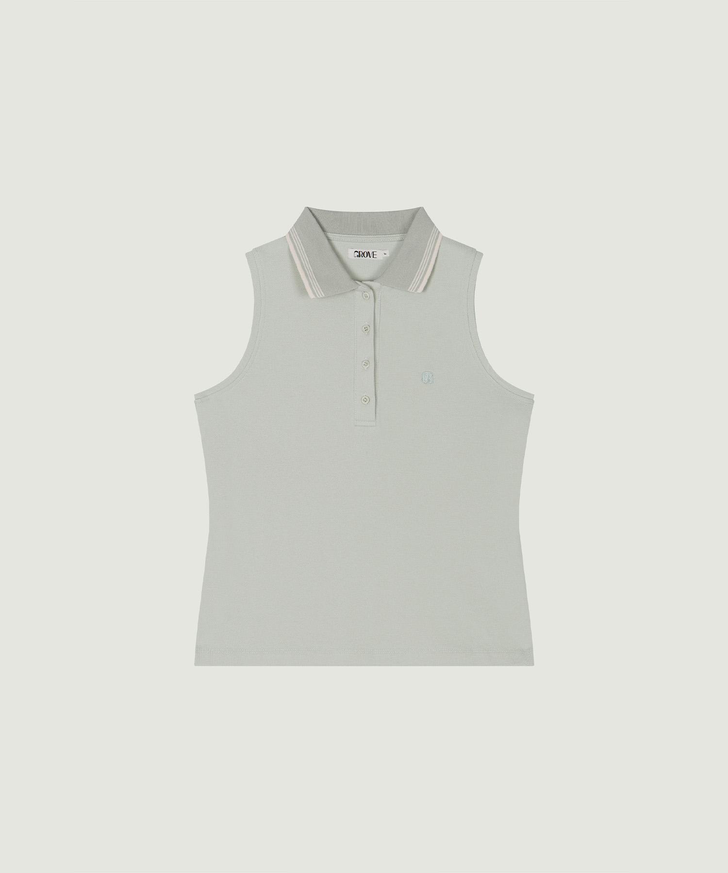 Grove Alby Безрукавка с воротником (мятный) Mint/F