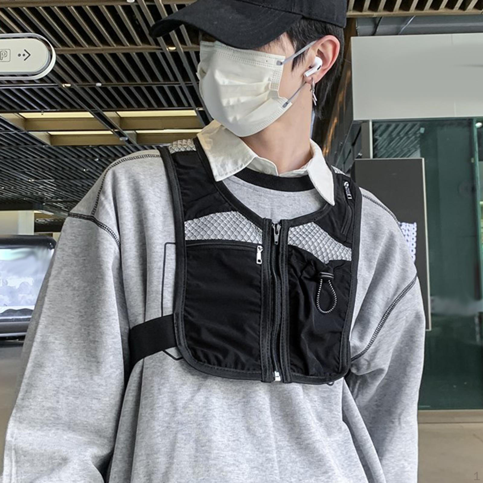 

Chest Bag for Mobile Phone with Storage Running And Hiking сірий колір