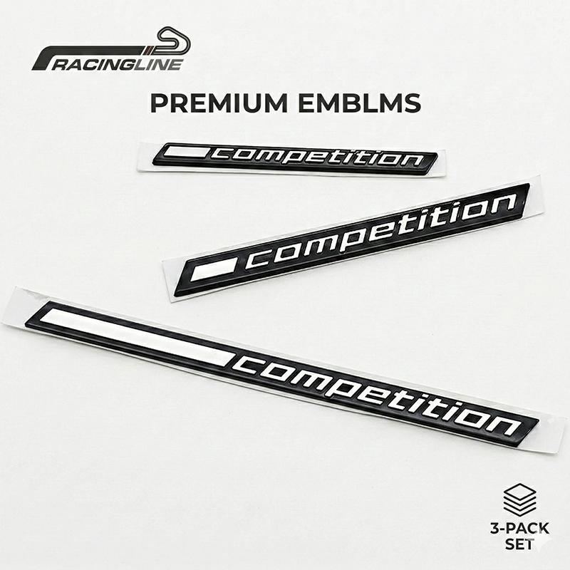 Adesivo Emblema Distintivo Competizione 3D in ABS per BMW M2 M3 M4 M5 M8 G20 G30 F10 F30 F80 Baule Parafango Carrozzeria Logo Decalcomania Accessori