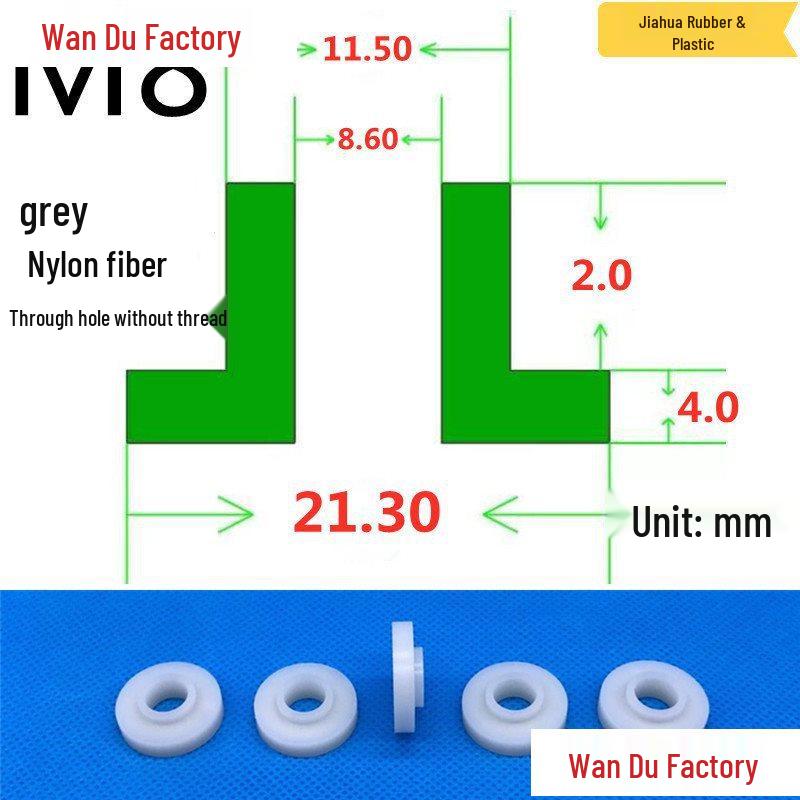T-Shaped Nylon Insulating Bushing Spacer for M3-M35 Threads
