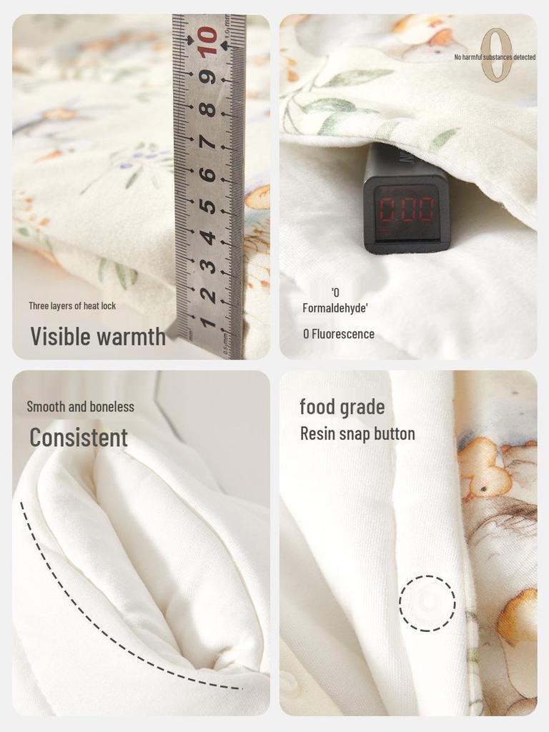 Winter Baby Romper: Thick Hooded Cotton Suit for Newborns, Ideal for Outings & Crawling