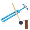 256C Tuning Fork Aluminum Alloy Stress Relieve Resonant Tuning Virbration Fork with Hammer Storage
