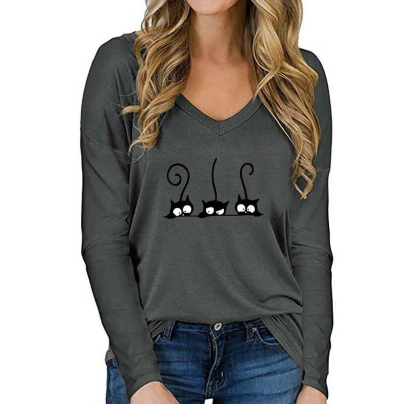 Women Casual Long Sleeve Baggy 