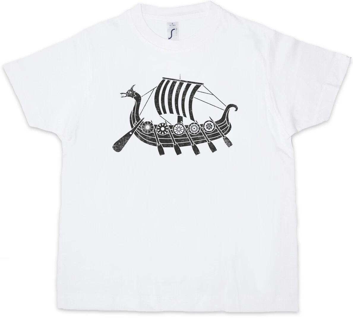 VIKING SHIP V Kids Boys kids boys T-Shirt Boat Dragon Vikings Odin Viking Ship 100