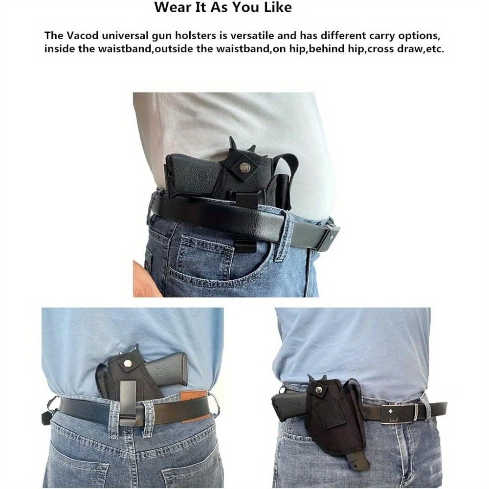 1PC Universal Gun Holster with Mag Pouch for Concealed Carry Inside or Outside The Waistband Pistols Holsters for Right and Left Hand Draw Holster