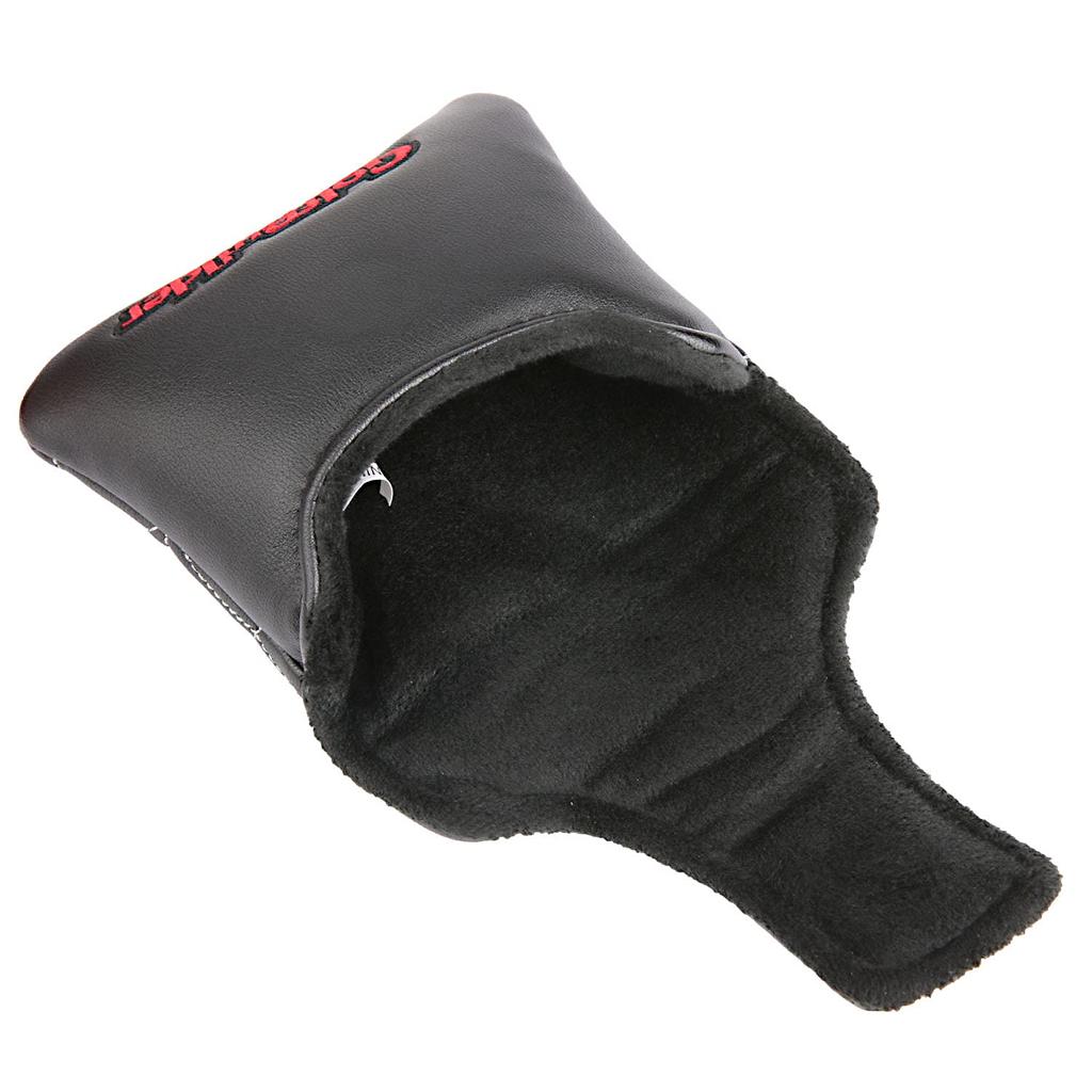Golf Putter Cover Head Cover for Mallets Compatible with Odyssey 2 Ball TaylorMade Spider Putter Spider Pattern Black