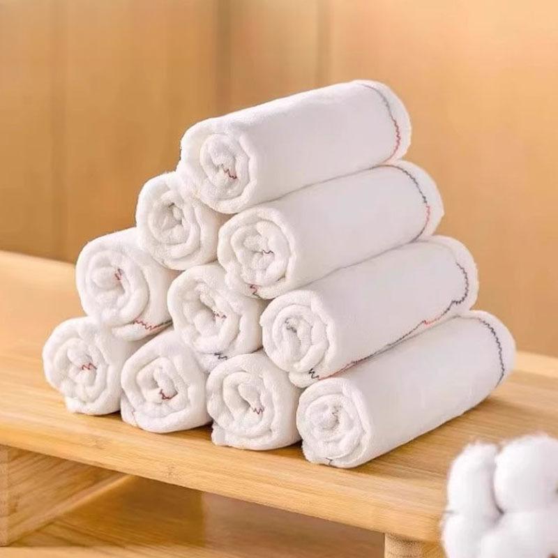 

10 Pcs Non-linting Non-stick Kitchen Rainbow Oil-thinning Thickened Dishcloths 10pcs