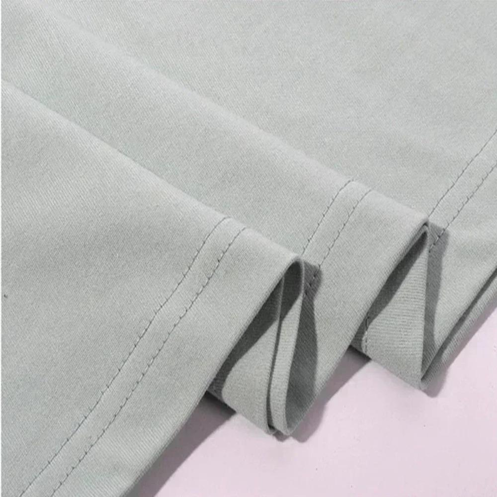 Cotton T-shirt V Short Sleeve Summer Men Women Loose Hip Hop Tee Harajuku Tops Y2k Clothes Oversized Vintage Clothing Harajuku