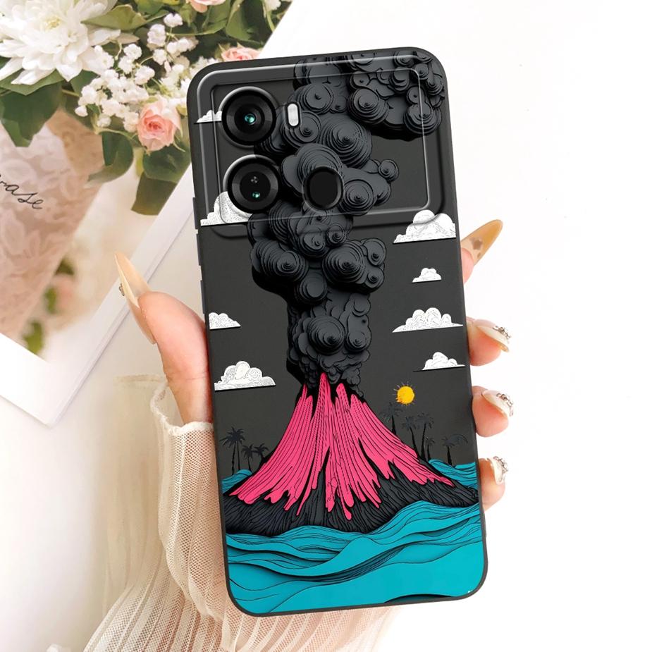 For Itel P40 Plus Case P683L Cute Rabbit Cartoon Cover Soft Silicone Phone Case For Itel P40 P 40 ItelP40 P40+ Back Cover Fundas