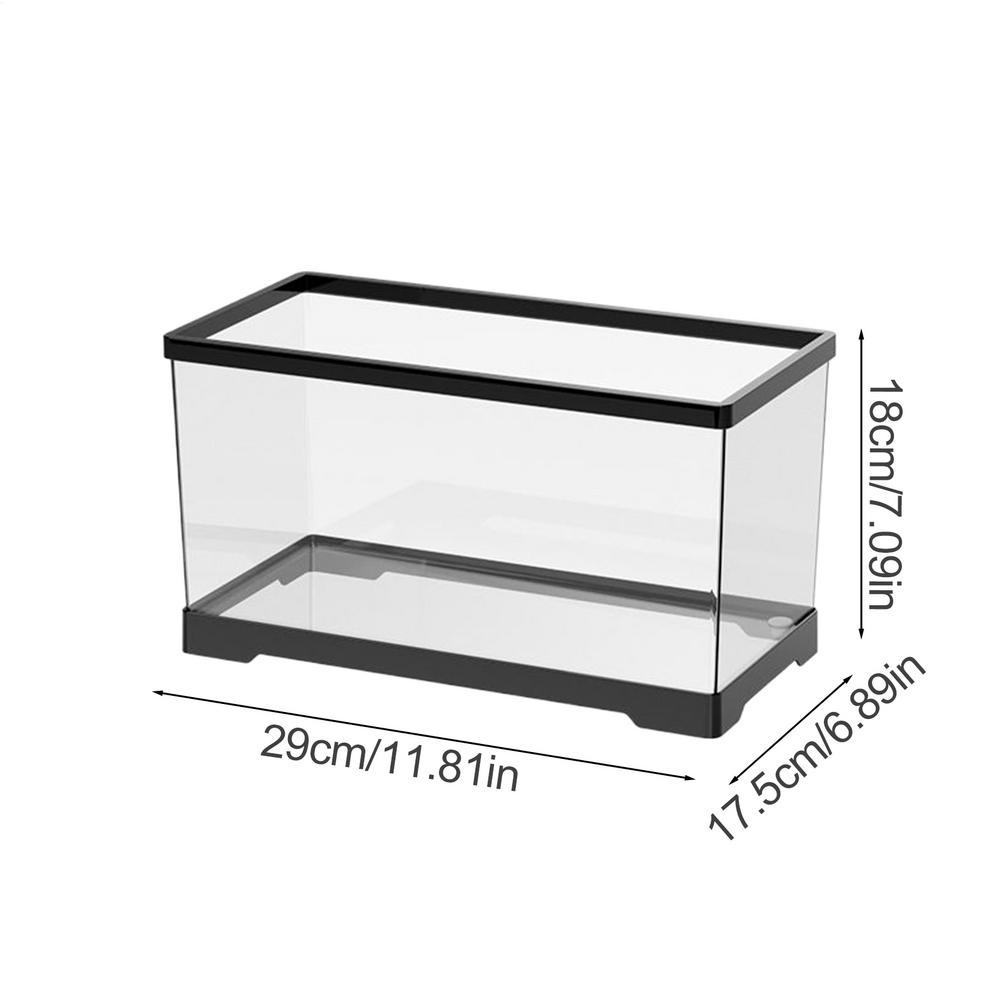 Water Turtle Tank Turtle Cage Bottom Drainage Aquarium Terrarium For Tortoise Hermit Fish Amphibians Snake Gecko Chameleon Frog
