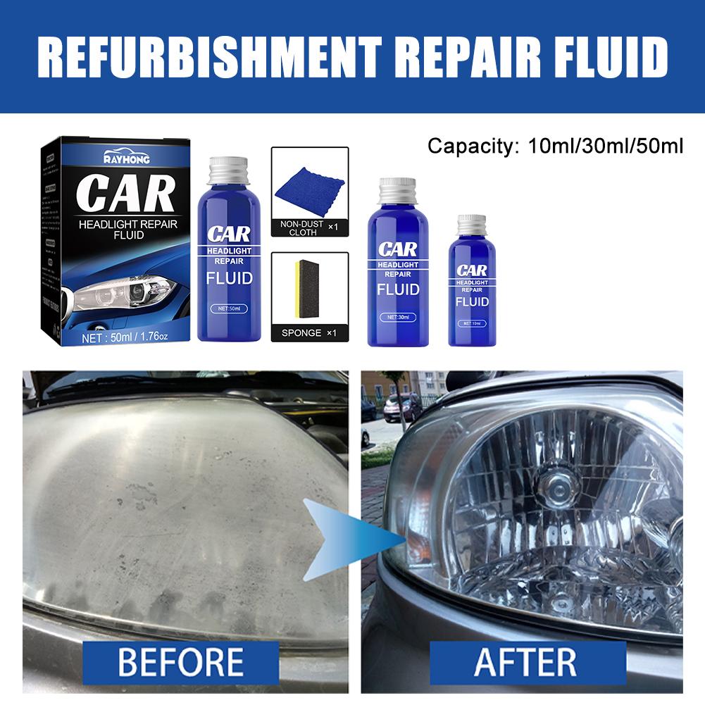 Auto Headlight Refurbishment Repair Fluid Remove Yellow Oxidize Paste Polymer For Headlamps Repair Polish Kit