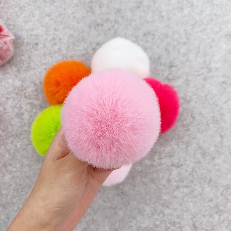 Umělé pompony z králičí kožešiny: 3cm, 4cm, 6cm pro DIY módní doplňky a dekorace