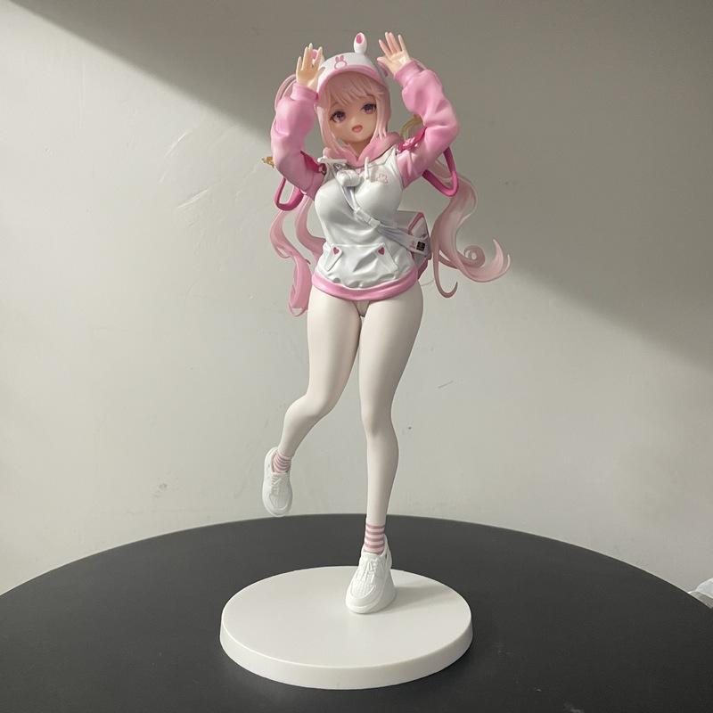 26cm Nikke Alice Model Ružový Zajačik Akčná Figúrka Stojaca Dievčenská Bábika GK Soška Anime Hra Ozdoba Zberateľské Hračky pre Dievčatá