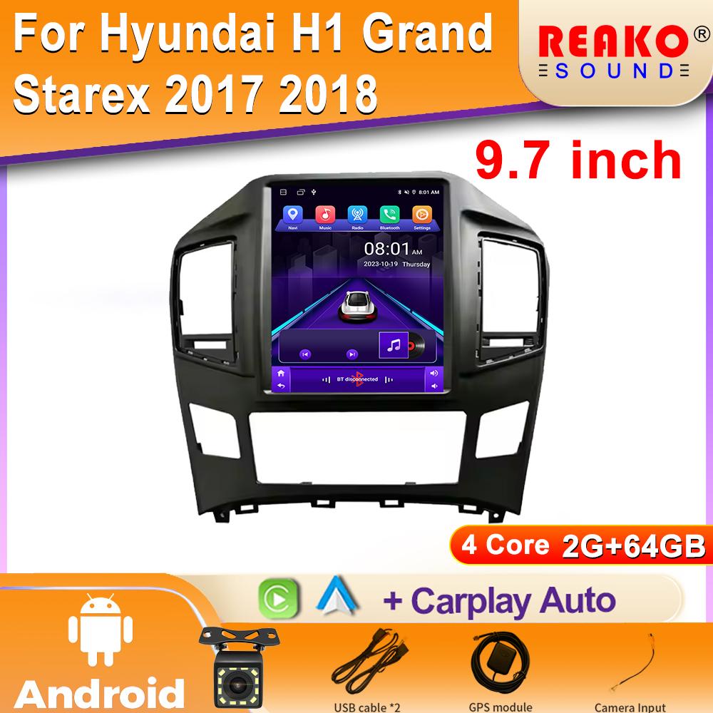 

WIFI для Hyundai H1 Grand Starex 2017 2018 автомобильное радио Android Auto Carplay GPS навигация мультимедиа видеоплеер 2din DVD 4 core 2GB+64GB carplay